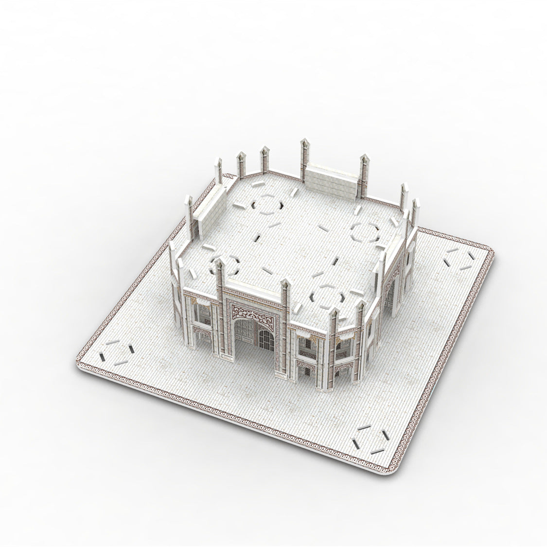 3D Paper Puzzle - Taj Mahal Building - DIY Model Kit