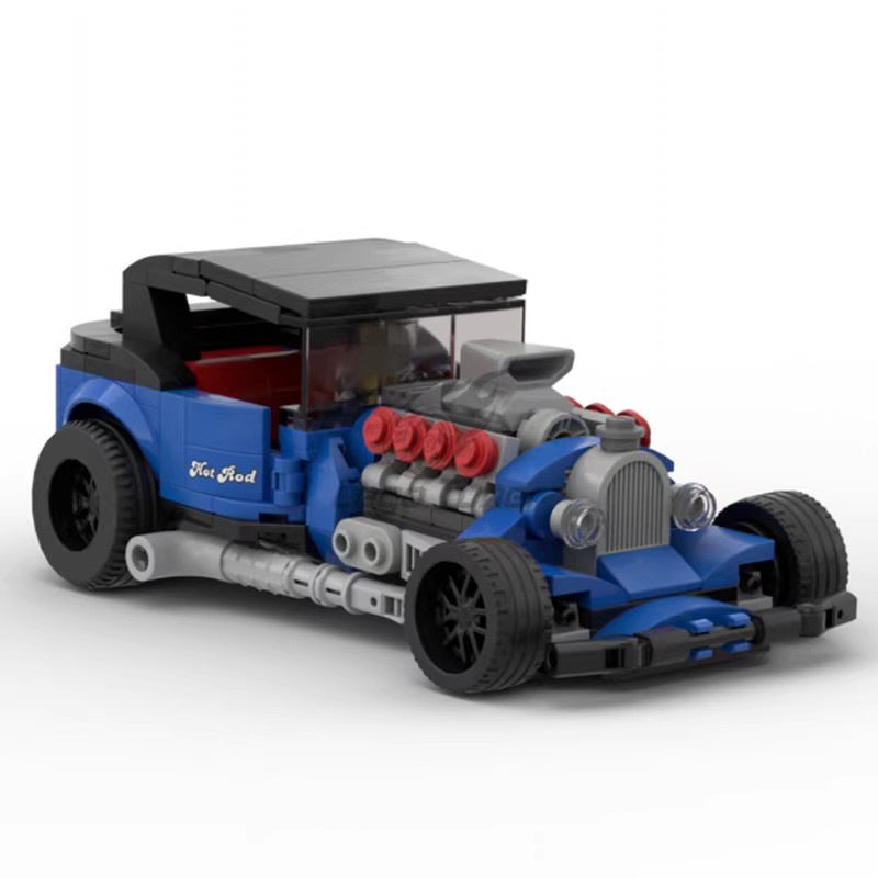 8-Stud V8 Hot Rod Building Blocks Set (302 pcs)