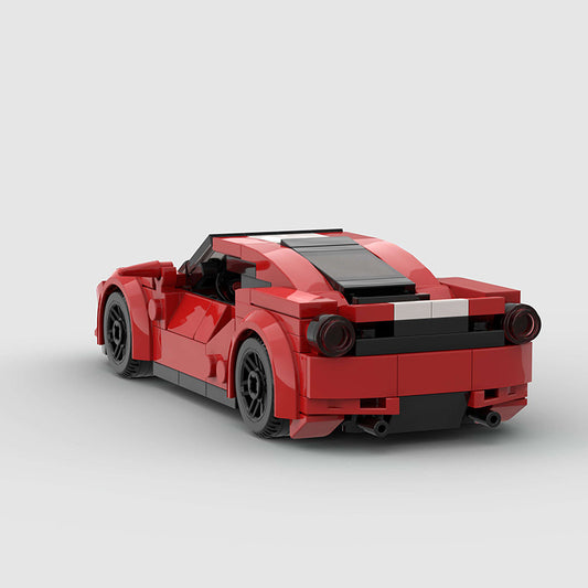 Red Supercar Mini Building Blocks (176 pcs)