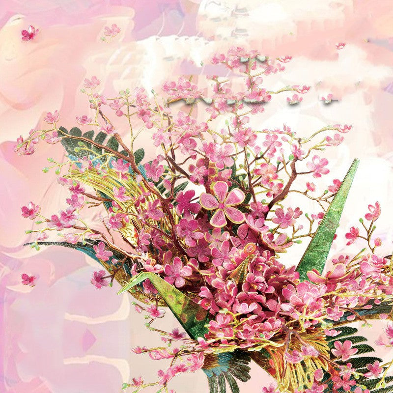 Flower Crane 3D Metal Puzzle with LED – 4 Styles