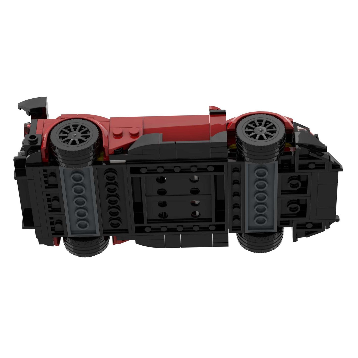 Red Track Racer Building Blocks, 288 pcs (16 × 7.3 × 4.8 cm)