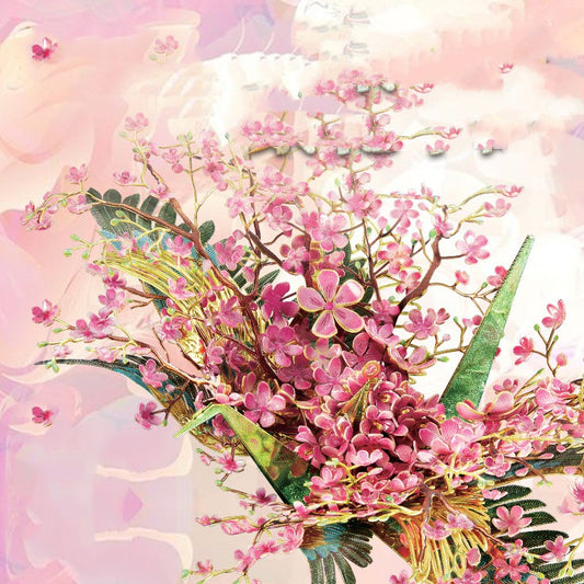 Flower Crane 3D Metal Puzzle with LED – 4 Styles