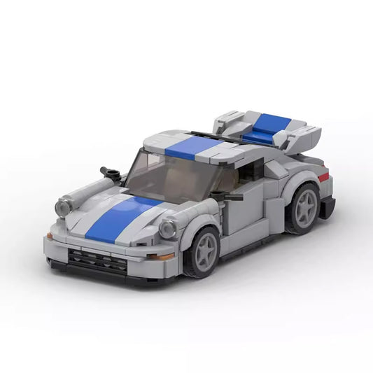 8-Stud Classic Sports Car with Blue Stripe (309 pcs)
