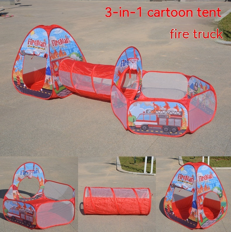 Underwater World 3-in-1 Kids Play Tent, Tunnel and Ball Pool