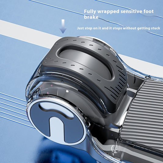 Rechargeable Foldable Kids Scooter with Bluetooth Music & LED Lights