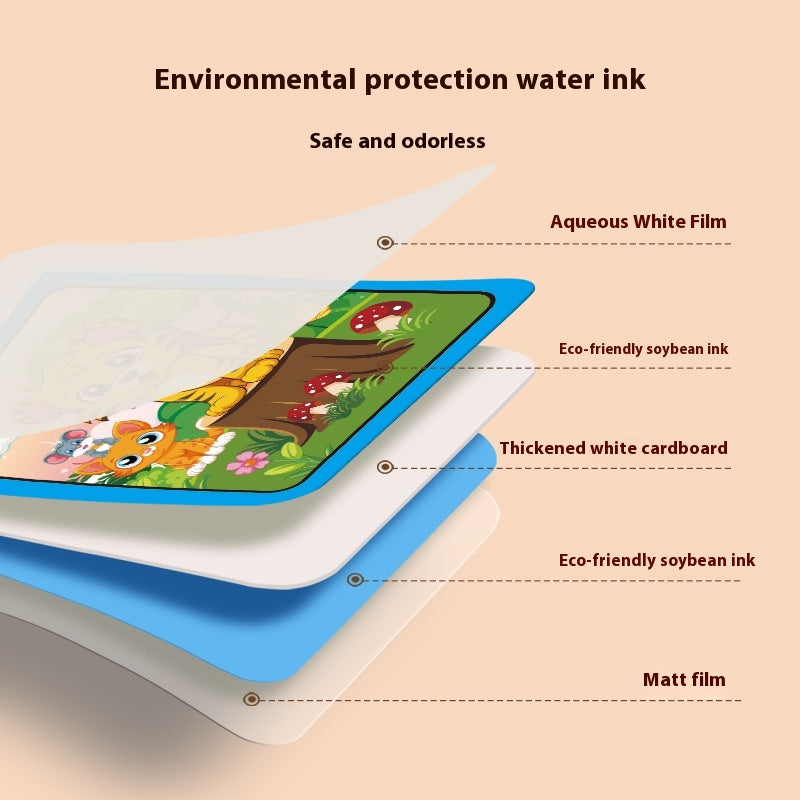 Magic Water Coloring Books (5-Pack) with Refillable Pen