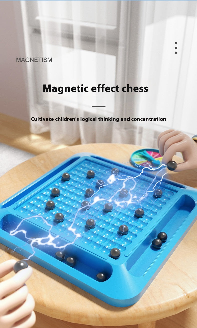 Magnetic Battle Board Game with Penalty Spinner for Kids & Family