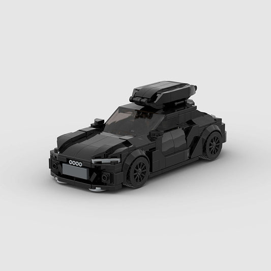 RS6-Style Black Performance Wagon MOC Building Blocks Model – 351 pcs