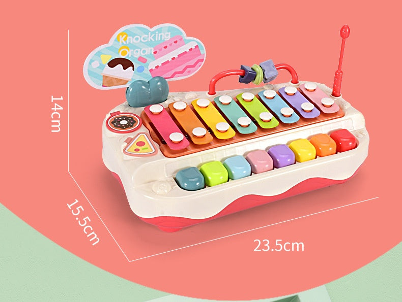 2-in-1 Baby Xylophone Piano – Educational Eight-Tone Toy